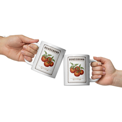 Homegrown Heirloom Seed Packet print — 20 oz, front