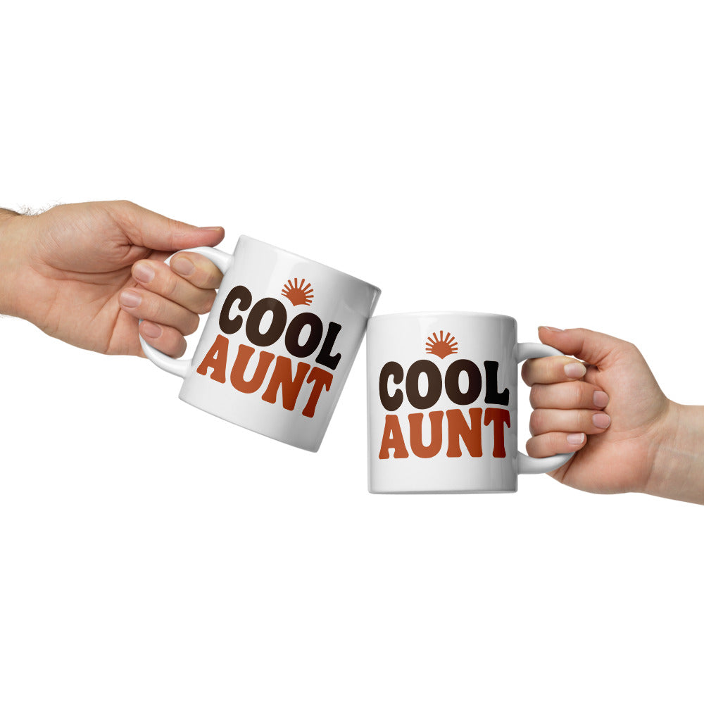Cool Aunt print — 20 oz, front