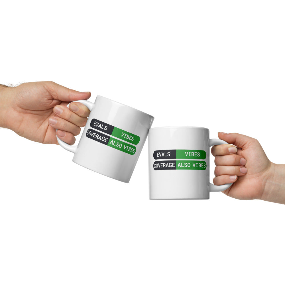 Eval Suite Vibes agentic AI engineer mug — 20 oz, front