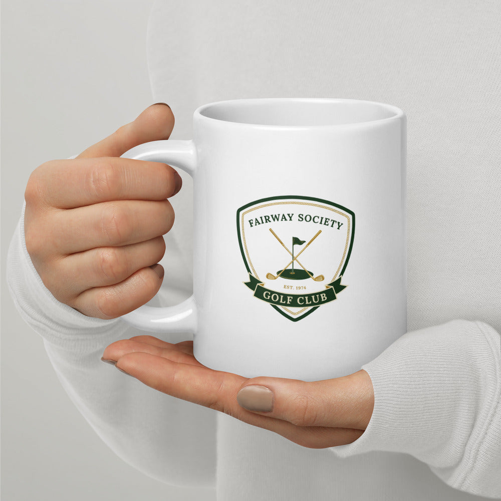 Fairway Society Crest print — 20 oz