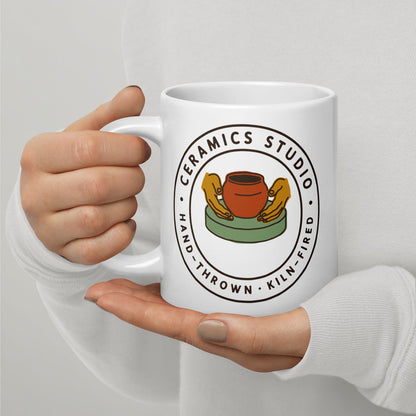 Ceramics Studio Badge print — 20 oz