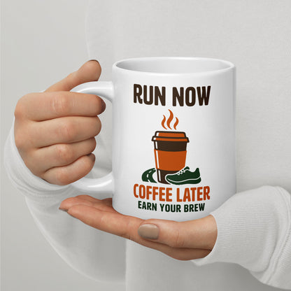 Run Now, Coffee Later print — 20 oz