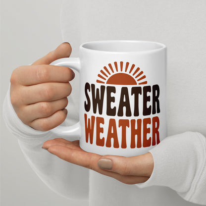 Sweater Weather print — 20 oz
