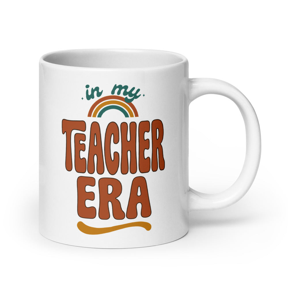 In My Teacher Era print — 20 oz, handle on the right