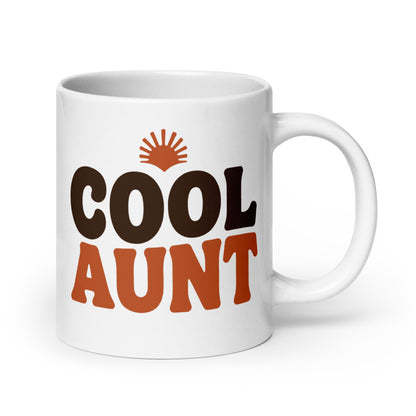 Cool Aunt print — 20 oz, handle on the right